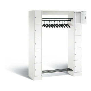 C+P Offene Garderobe Serie 8070, H1950xB1430xT480mm