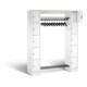 C+P Offene Garderobe Serie 8070, H1950xB1430xT480mm, Front Verkehrsweiß, Korpus Verkehrsweiß (80710-00)-1