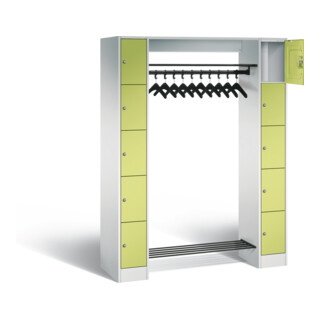 C+P Offene Garderobe Serie 8070, H1950xB1430xT480mm