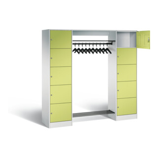 C+P Offene Garderobe Serie 8070, H1950xB1870xT480mm