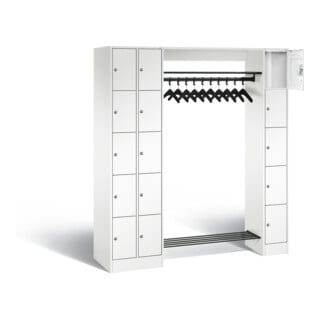 C+P Offene Garderobe Serie 8070, H1950xB2100xT480mm