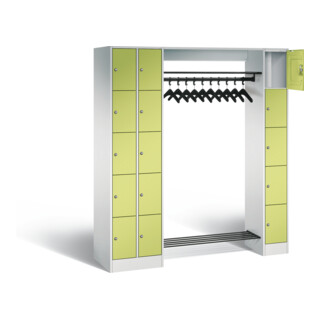 C+P Offene Garderobe Serie 8070, H1950xB2100xT480mm