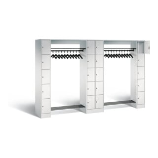 C+P Offene Garderobe Serie 8070, H1950xB2100xT480mm