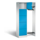 C+P Offene Garderobe Serie 8070, H1950xB960xT480mm, Front Lichtblau, Korpus Lichtgrau (82700-00)-1