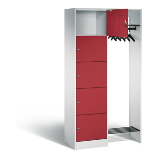 C+P Offene Garderobe Serie 8070, H1950xB960xT480mm