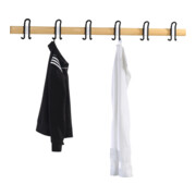 C+P Porte-manteau mural Basic, L1500 mm