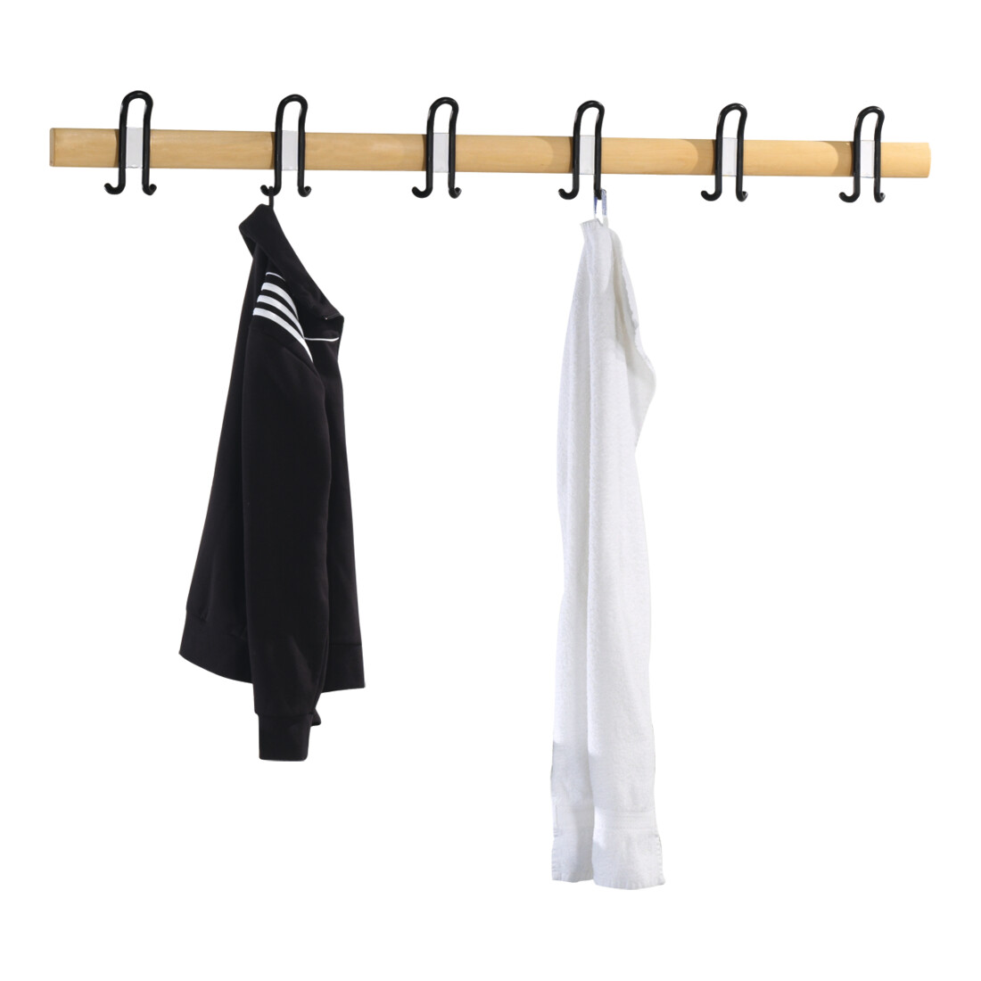 C+P Porte-manteau mural Basic, L1500 mm