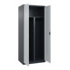 C+P PSA Doppel-Spind Classic PLUS, 2 Abteile, 1850x800x500mm, 7016/7035 Verschluss Zylinderschloss