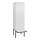 C+P PSA Doppel-Spind Classic PLUS, Bank, 2 Abteile, 2120x600x815mm, 9016/9016 Verschluss Zylinderschloss Sitzbanktyp auskragend Material Sitzfläche Kunststoff-1