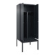C+P PSA Doppel-Spind Classic PLUS, Bank, 2 Abteile, 2120x800x815mm, 7016/7016 Verschluss Zylinderschloss Sitzbanktyp untergebaut Material Sitzfläche Kunststoff-2