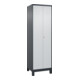 C+P PSA Doppel-Spind Classic PLUS, Füße, 2 Abteile, 1950x600x500mm, 7016/7035 Verschluss Zylinderschloss-1
