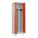 C+P PSA Doppel-Spind Classic PLUS, Füße, 2 Abteile, 1950x600x500mm, 7035/2004 Verschluss Sicherheits-Drehriegel-2