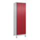 C+P PSA Doppel-Spind Classic PLUS, Füße, 2 Abteile, 1950x600x500mm, 7035/3003 Verschluss Zylinderschloss-1
