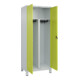 C+P PSA Doppel-Spind Classic PLUS, Füße, 2 Abteile, 1950x800x500mm, 7035/0024 Verschluss Sicherheits-Drehriegel-2