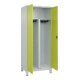 C+P PSA Doppel-Spind Classic PLUS, Füße, 2 Abteile, 1950x800x500mm, 7035/0024 Verschluss Zylinderschloss-2