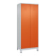 C+P PSA Doppel-Spind Classic PLUS, Füße, 2 Abteile, 1950x800x500mm, 7035/2004 Verschluss Zylinderschloss-1