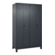 C+P PSA Doppel-Spind Classic PLUS, Füße, 4 Abteile, 1950x1200x500mm, 7016/7016 Verschluss Sicherheits-Drehriegel-1