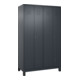 C+P PSA Doppel-Spind Classic PLUS, Füße, 4 Abteile, 1950x1200x500mm, 7016/7016 Verschluss Zylinderschloss-1