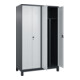C+P PSA Doppel-Spind Classic PLUS, Füße, 4 Abteile, 1950x1200x500mm, 7016/7035 Verschluss Sicherheits-Drehriegel-2