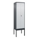 C+P PSA Doppel-Spind Classic PLUS, Gestell, 2 Abteile, 2120x600x500mm, 7016/7035 Verschluss Sicherheits-Drehriegel-1