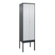C+P PSA Doppel-Spind Classic PLUS, Gestell, 2 Abteile, 2120x600x500mm, 7016/7035 Verschluss Zylinderschloss-1