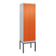 C+P PSA Doppel-Spind Classic PLUS, Gestell, 2 Abteile, 2120x600x500mm, 7035/2004 Verschluss Zylinderschloss-1