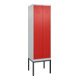 C+P PSA Doppel-Spind Classic PLUS, Gestell, 2 Abteile, 2120x600x500mm, 7035/3020 Verschluss Zylinderschloss-1