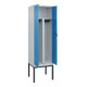 C+P PSA Doppel-Spind Classic PLUS, Gestell, 2 Abteile, 2120x600x500mm, 7035/5012 Verschluss Sicherheits-Drehriegel-2