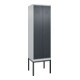 C+P PSA Doppel-Spind Classic PLUS, Gestell, 2 Abteile, 2120x600x500mm, 7035/7016 Verschluss Zylinderschloss-1