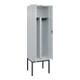 C+P PSA Doppel-Spind Classic PLUS, Gestell, 2 Abteile, 2120x600x500mm, 7035/7035 Verschluss Zylinderschloss-2