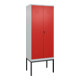 C+P PSA Doppel-Spind Classic PLUS, Gestell, 2 Abteile, 2120x800x500mm, 7035/3020 Verschluss Sicherheits-Drehriegel-1