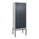 C+P PSA Doppel-Spind Classic PLUS, Gestell, 2 Abteile, 2120x800x500mm, 7035/7016 Verschluss Zylinderschloss-1
