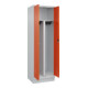 C+P PSA Doppel-Spind Classic PLUS, Sockel, 2 Abteile, 1950x600x500mm, 7035/2004 Verschluss Zylinderschloss-5