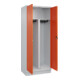 C+P PSA Doppel-Spind Classic PLUS, Sockel, 2 Abteile, 1950x800x500mm, 7035/2004 Verschluss Sicherheits-Drehriegel-4