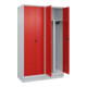 C+P PSA Doppel-Spind Classic PLUS, Sockel, 4 Abteile, 1950x1200x500mm, 7035/3020 Verschluss Sicherheits-Drehriegel-5