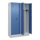 C+P PSA Doppel-Spind Classic PLUS, Sockel, 4 Abteile, 1950x1200x500mm, 7035/5023 Verschluss Sicherheits-Drehriegel-5