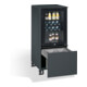 C+P Réfrigérateur-Caddy Asisto avec poubelle, H1150xL500xP600mm Gris noir-1