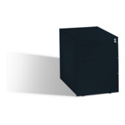 C+P Rollcontainer Asisto H570xB430xT600mm schwarzgrau, 36kg-1