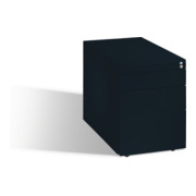 C+P Rollcontainer Asisto M/2/3/4, H570xB430xT800mm Schwarzgrau-1