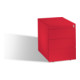 C+P Rollcontainer Asisto M/3/3/3 Himbeerrot-1
