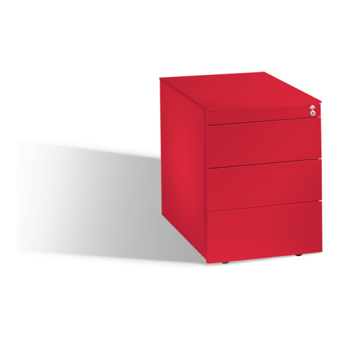 C+P Rollcontainer Asisto M/3/3/3 Himbeerrot