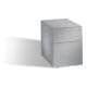 C+P Rollcontainer Asisto M/3/6 mit Hängerahmen Weißaluminium-1