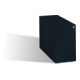 C+P Rollcontainer Asisto Small M/3/6 mit Hängerahmen, H570xB330xT800mm Schwarzgrau-1