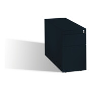 C+P Rollcontainer SmallAsisto H570xB330xT800mm schwarzgrau, 33kg-1