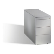 C+P Rollcontainer SmallAsisto H570xB330xT800mm weißaluminium, 34kg-1
