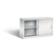 C+P Schiebetüren-Büroschrank Acurado 720 x 1200 x 400 mm RAL 7035