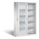 C+P Schiebetürenschrank Acurado, H1950xB1200xT400mm, Front Lichtgrau, Korpus Lichtgrau (2049-055)