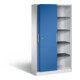 C+P Schiebetürenschrank Asisto, H1980xB1000xT435mm, Front Enzianblau, Korpus Lichtgrau (142002-000)