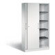 C+P Schiebetürenschrank Asisto, H1980xB1000xT435mm, Front Lichtgrau, Korpus Lichtgrau (142002-000)