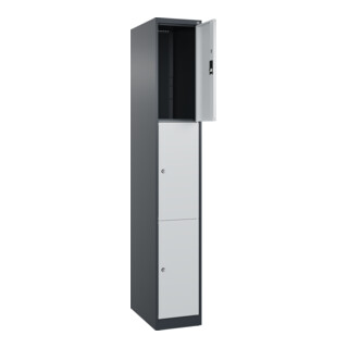 C+P Schließfachschrank Classic PLUS, Gefach oben 599 mm